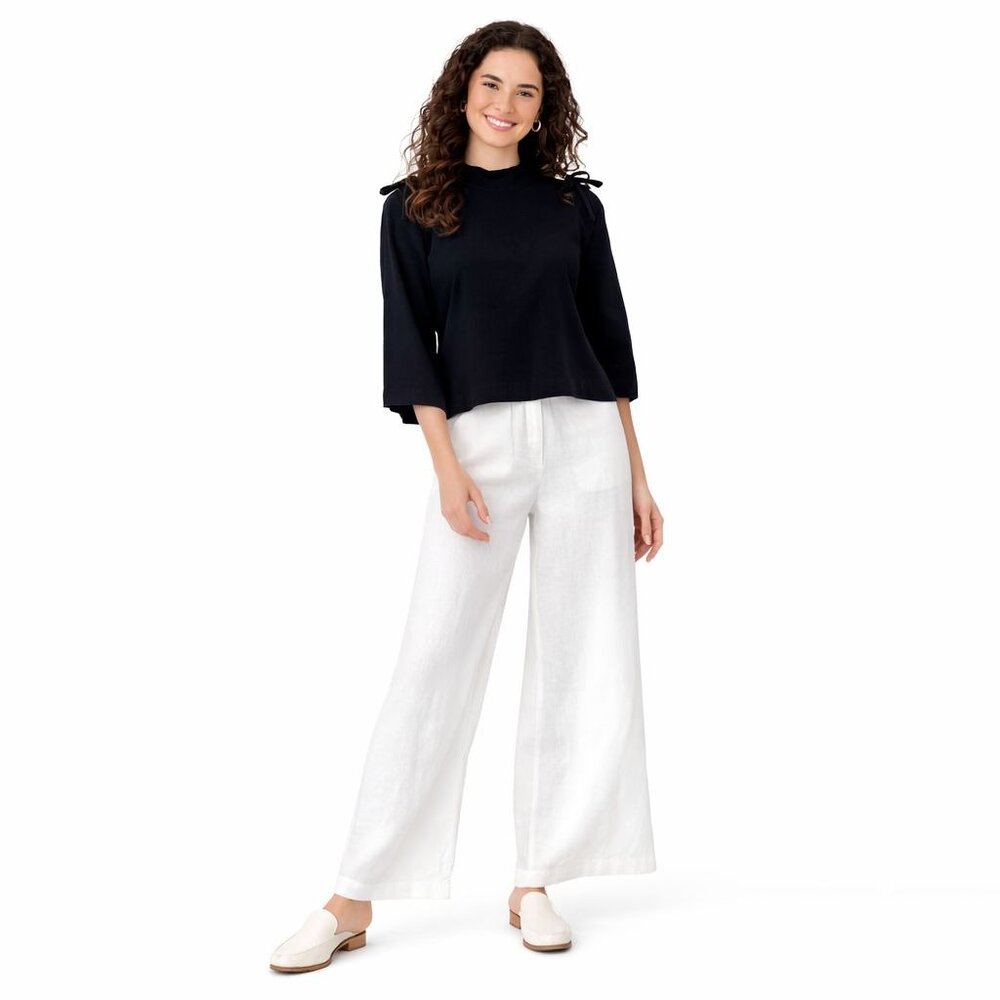 2/$30 Steven Alan Small Navy Blue Long Sleeve Top